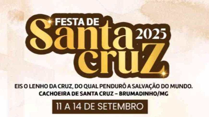 Festa de Santa Cruz em Brumadinho segue até segunda-feira